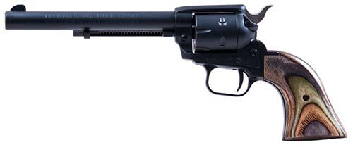 Taurus International - Heritage Heritage Rough Rider Handgun .22LR/.22 WMR 6rd Capacity 6.5" Barrel Black Satin Camo Laminate Grips