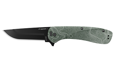 Outdoor Edge Razor VX1 Replaceable Blade Folding Knife 3" Drop Point Blade Green