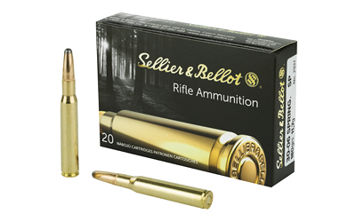 Mag-Tech/Sellier- Bellot Sellier & Bellot Rifle Ammunition 30-06 Springfield 180 gr SP 20/ct