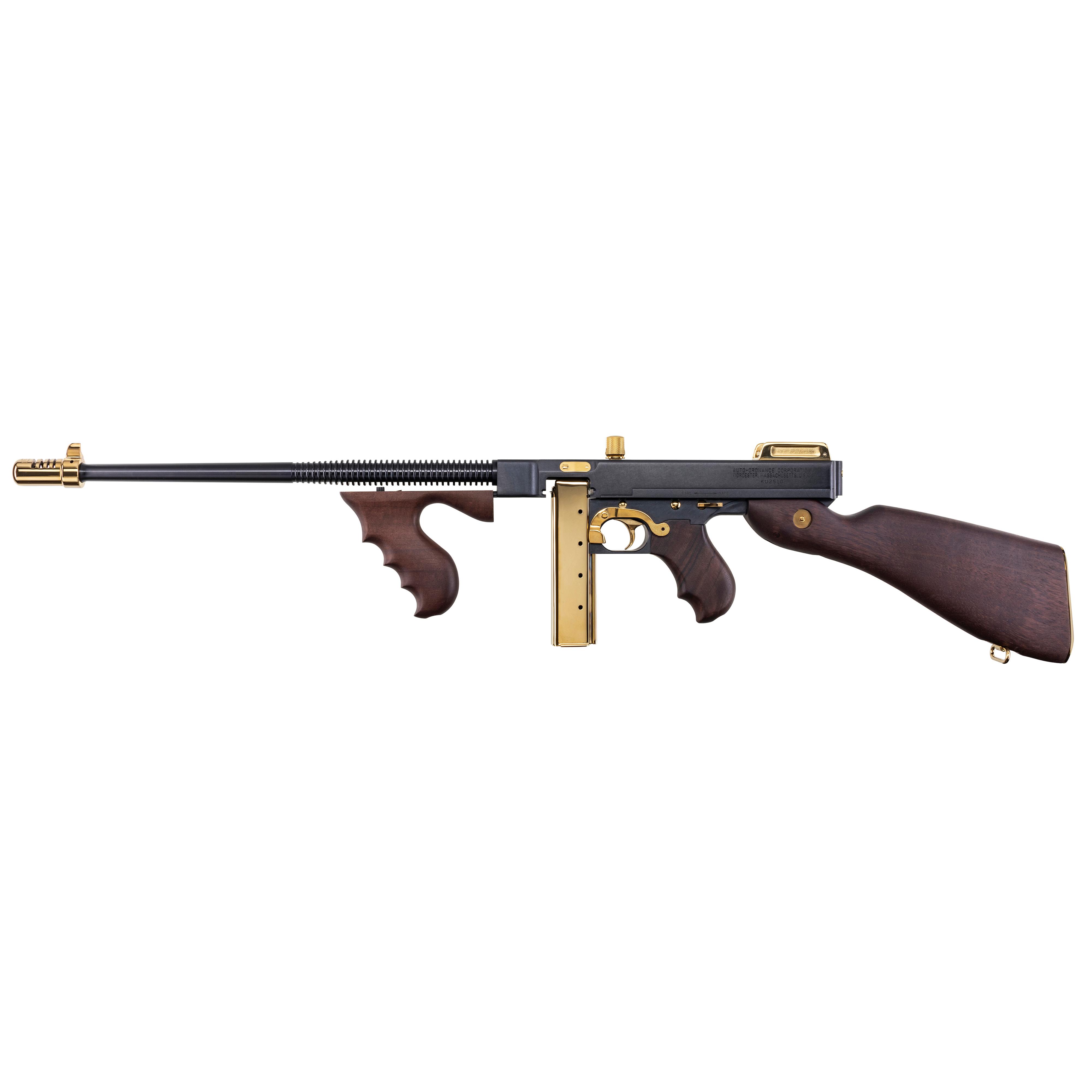 Kahr Auto Ordanace 1927A-1 Dlx Rifle .45 Auto 20rd Magazine 18" Barrel Black w/Gold Walnut Furniture