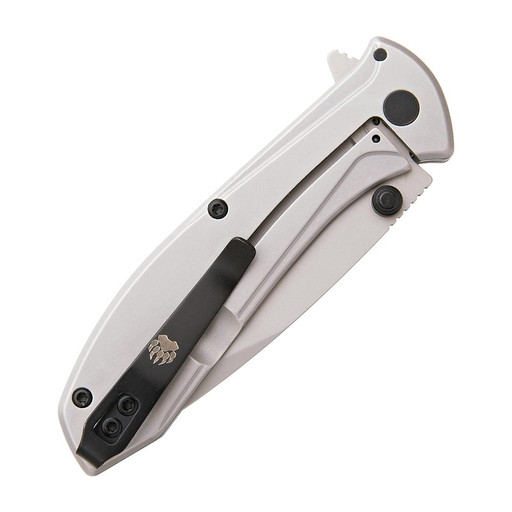 Bear & Son Framelock Assisted Opener Folding Knife 2-7/8" Drop Point Blade Stainless Steel
