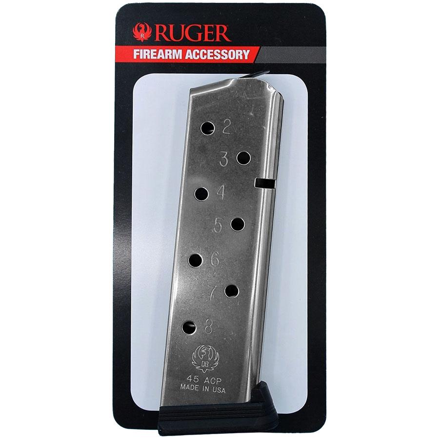 Sturm Ruger & Co Ruger Handgun Magazine for SR1911 .45 ACP 8rds Stainless Steel