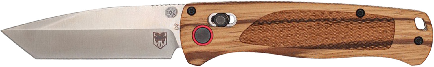 CobraTec Knives CBT ZEBRAWOOD BAR LOCK TANTO