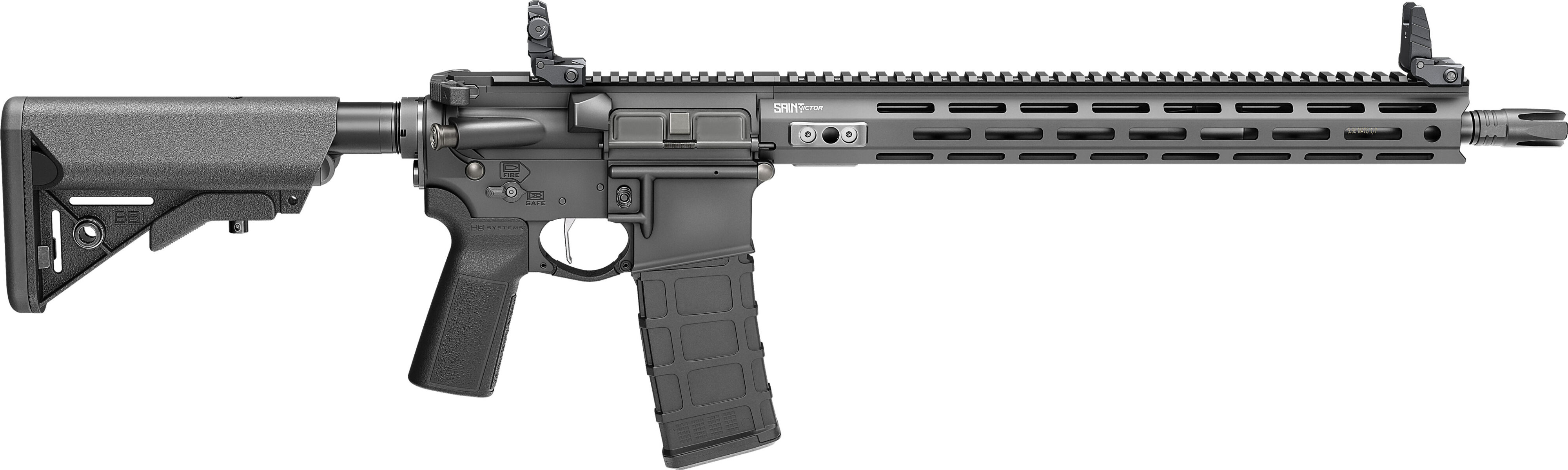 Springfield Saint Victor 5.56 AR-15 B5 Rifle 5.56mm 30rd Magazine 16" Barrel Black