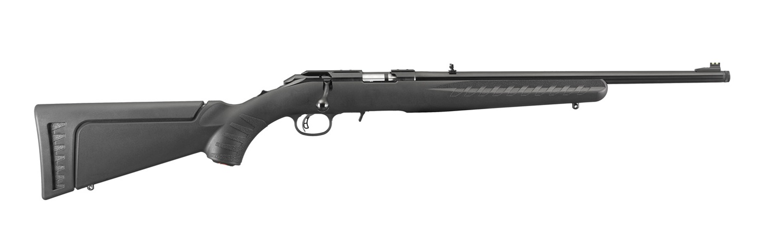 RUGER AMERICAN RIMFIRE STND 17 HMR RFL 18" BLK SYN