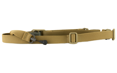 Blue Force Gear VICKERS 2-TO-1 SLING RED SWIVEL VERSION NYLON ADJUSTER & HDW COYOTE BR