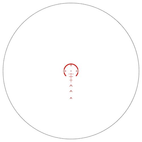 10 Ring Swampfox Arrowhead LPVO Series Rifle Scope - 1-8x24 30mm SFP Red Guerrilla Dot BDC Long - Black