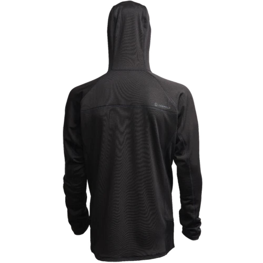 Leupold Velum Half Zip Hooded Fleece Sweatshirt Charcoal XL