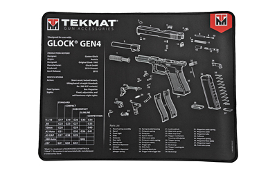 Gsm TekMat 15x20 Ultra Premium Gun Cleaning - Glock G4