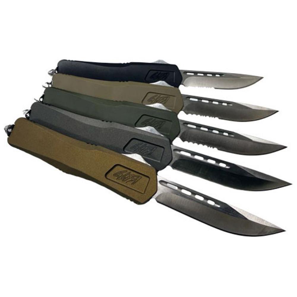 10 Ring Great Lakes AR-15 Rifle .223 Wylde 30rd Magazine 16" Barrel Lichen Green with 5 OTF 3-1/2" Blade Knives