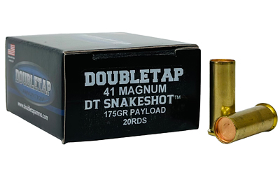 Double Tap DT Snake Shot Handgun Ammunition .41 Mag 175gr #9 Shot 20/ct