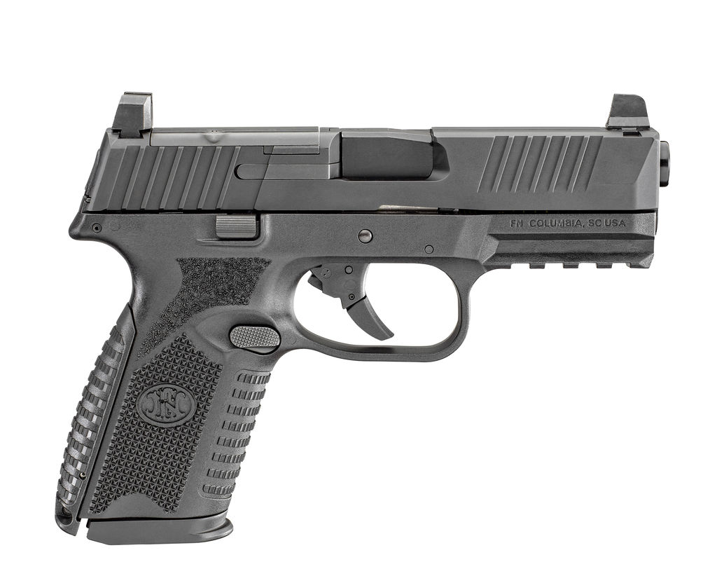 FN 509 Midsize MRD Handgun 9mm Luger 15rd Magazines (2) 4" Barrel Black NMS