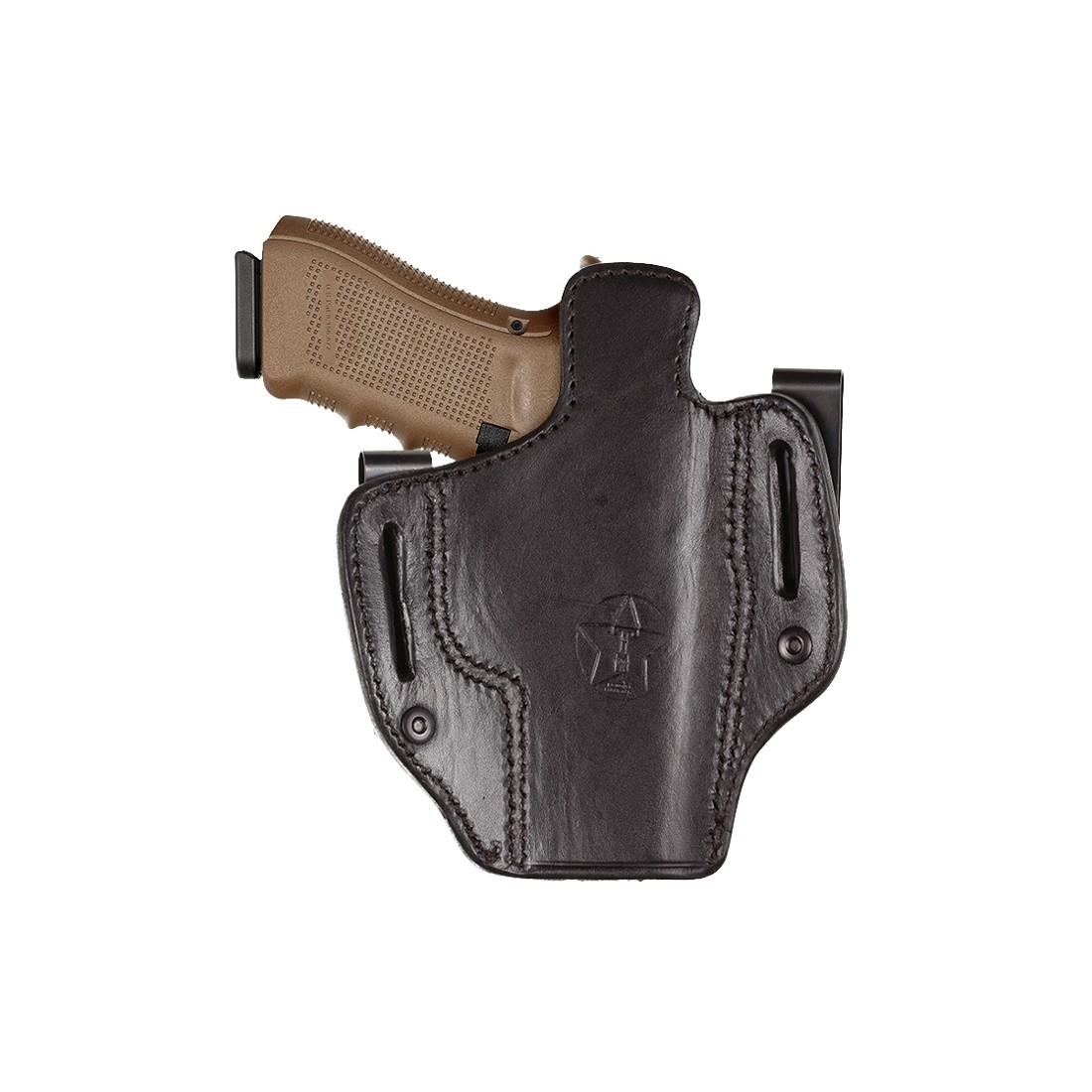 Tagua Gun Leather TX 1836 by Tagua FOR Glock 19-23-32. Black / Right Hand