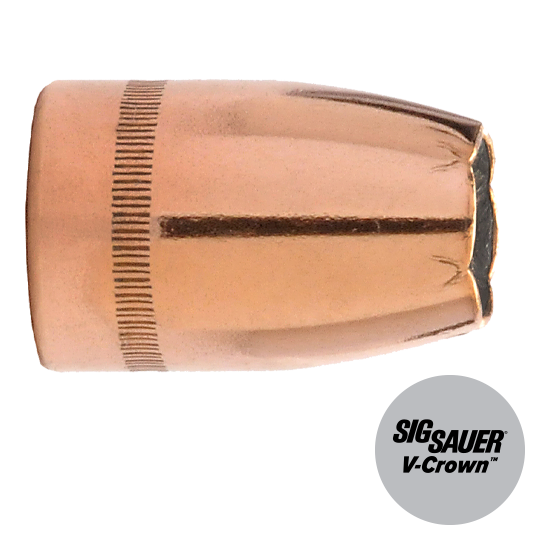 Sierra Bullets Sig Sauer V-Crown By Sierra Handgun Bullets 9mm .355" 124 gr. JHP Sig Sauer V-Crown 500/ct