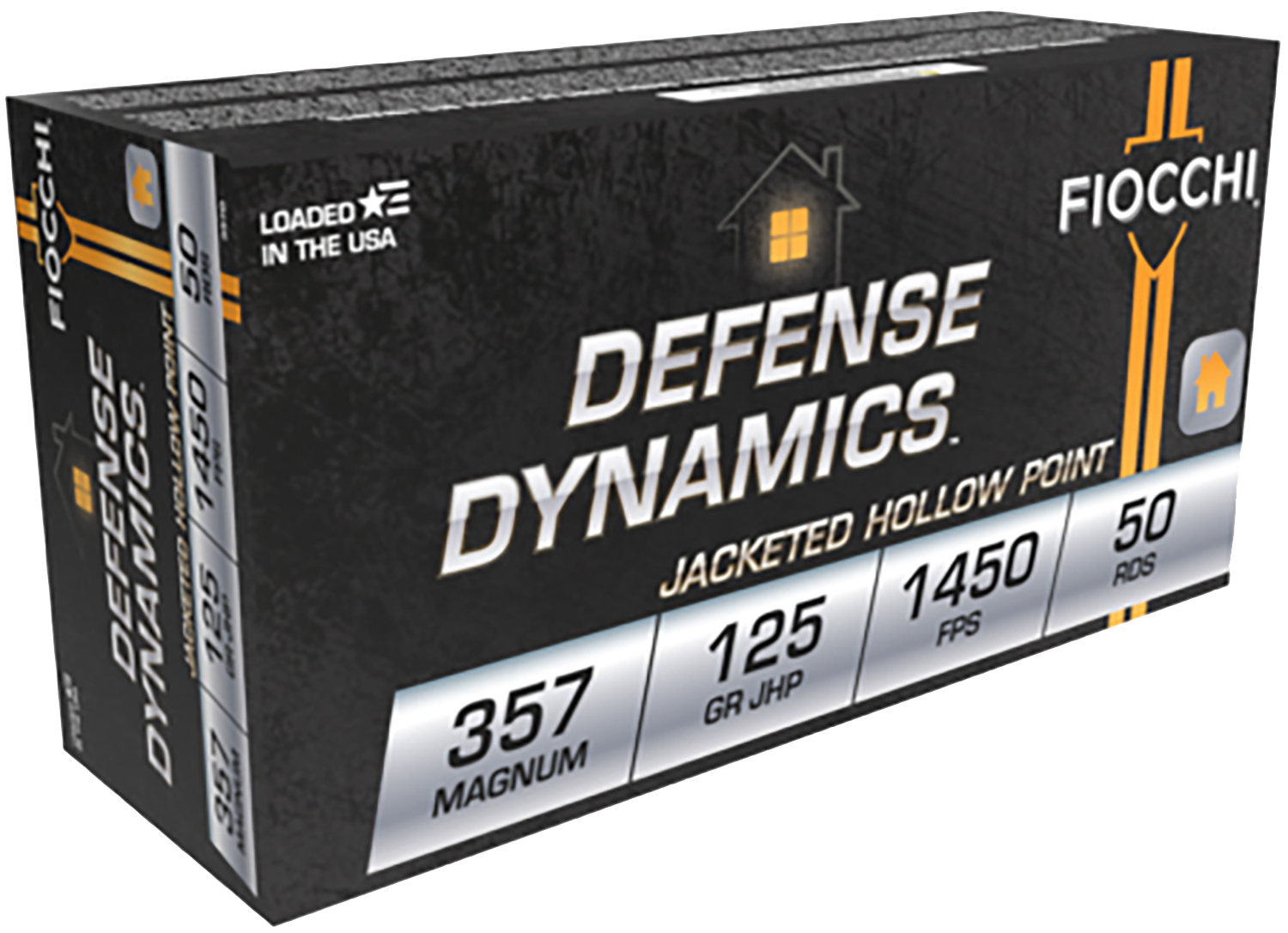 Fiocchi FIO 357 125GR DEFENSE JHP 50RD 20BX/CS