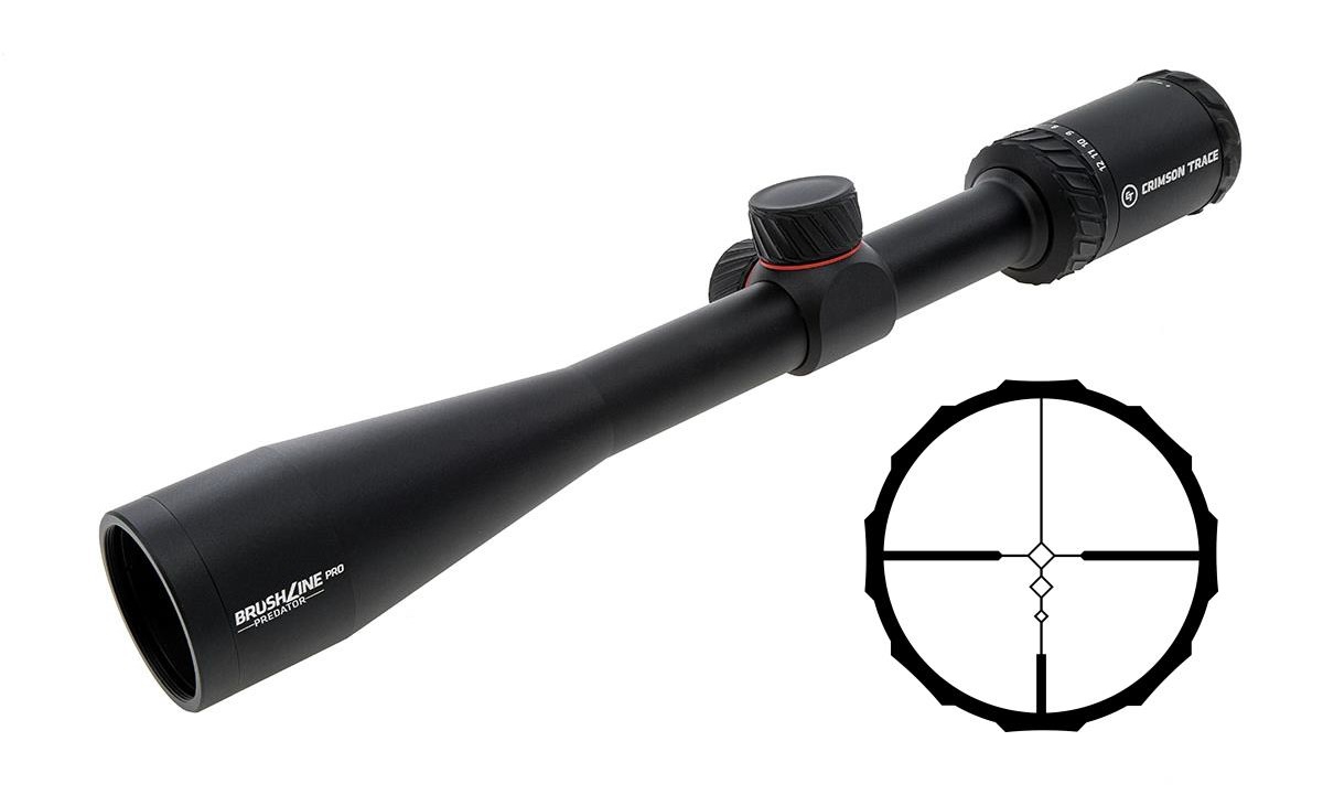 Crimson Trace Brushline Pro Rifle Scope 3-9x40mm 1" SFP BDC Predator