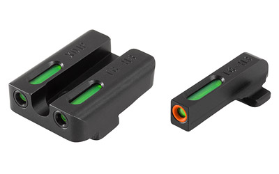 Truglo TFX Pro Tritium/Fiber-Optic Day/Night Sights Fit Springfield XD|Springfield XDM (excluding 5-1/4 in Comp Series)|Springfield XDS - Orange Outline