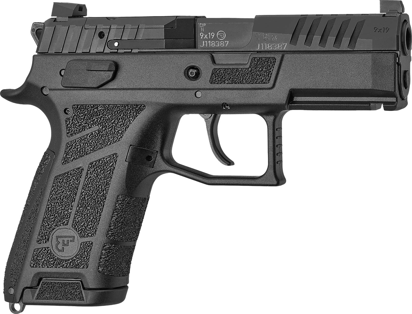 CZ USA P-09 Compact NOCTURNE Handgun 9mm Luger 15rd Magazine 3.74" Barrel Black