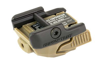 Crimson Trace Crimson Defender Rail Master Red Universal Handgun Laser Sight Tan