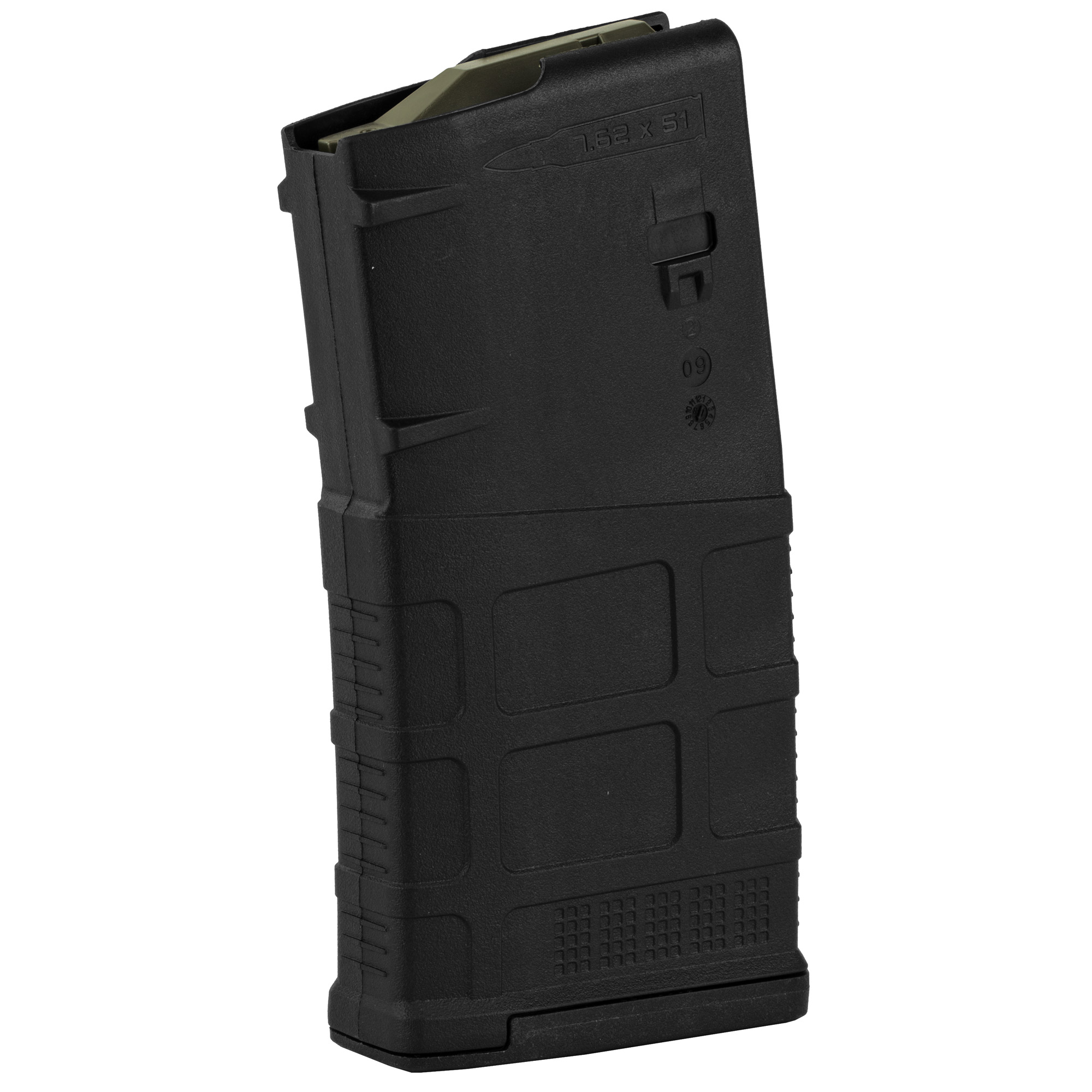Magpul PMAG 20 LR/SR GEN M3 Rifle Magazine Black Fits DPMS/SR25/LaRue OBR 7.62X51mm NATO 20/rd