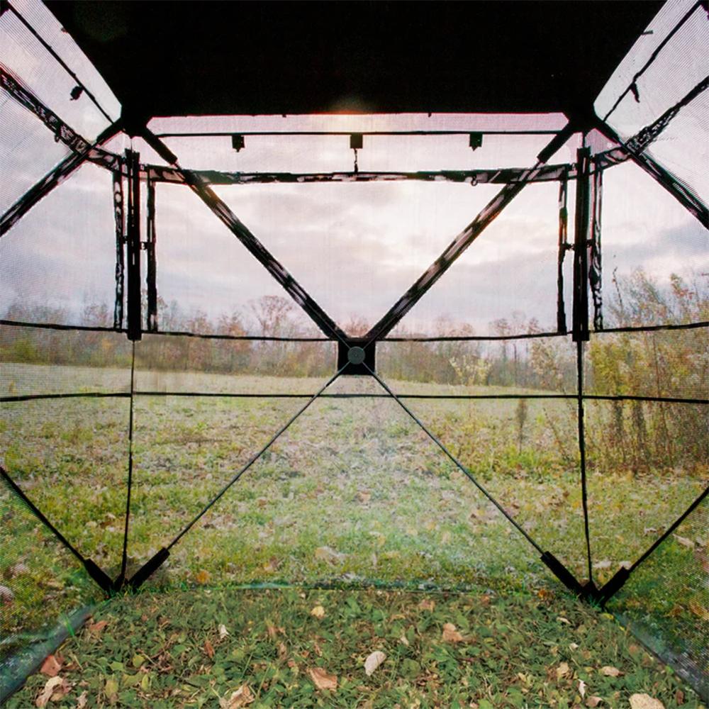 Ardisam (River's Edge/ Barronett Blinds) Barronett Blinds Insight See Through Ground Blind Bloodtrail Backwoods Camo