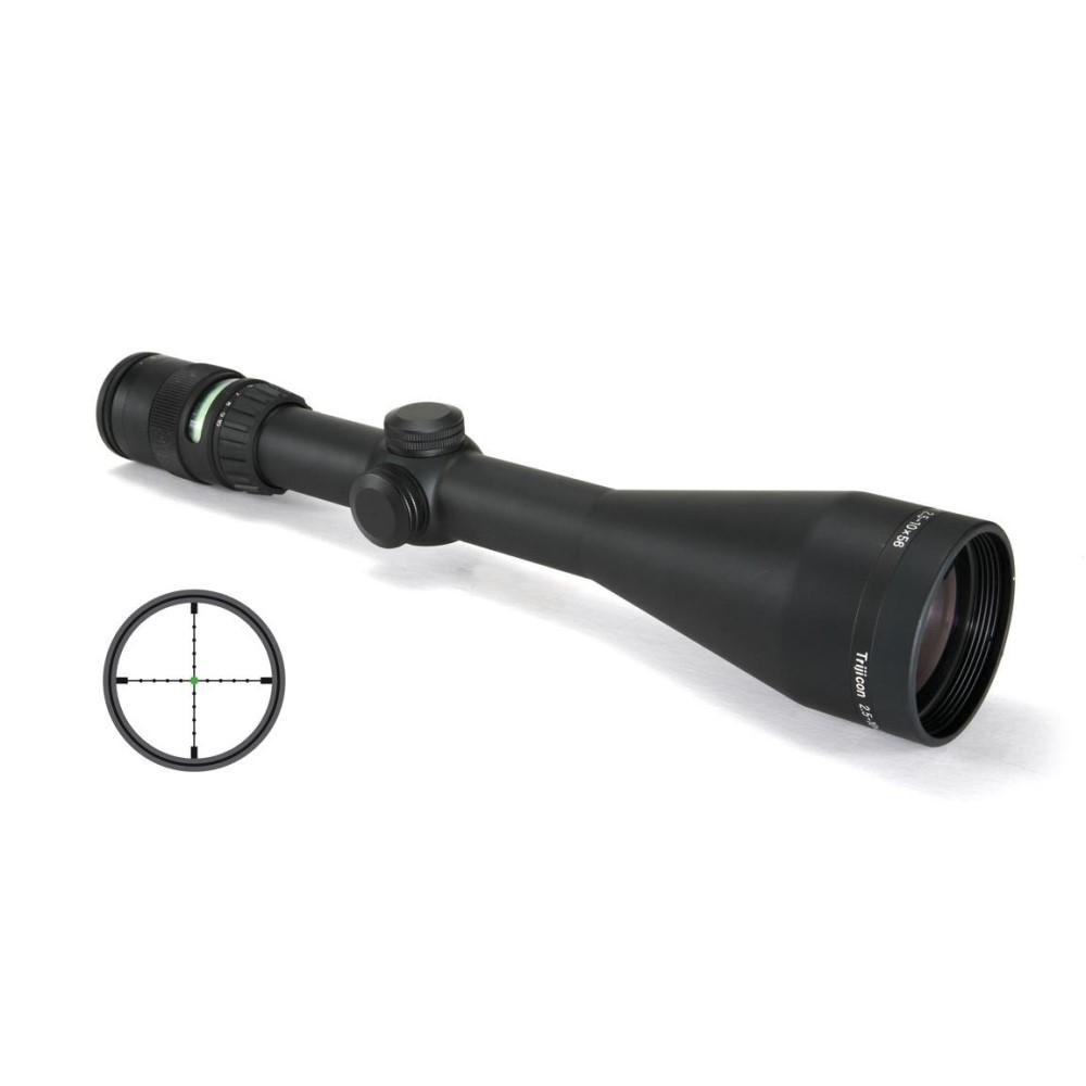 TrijiconInc. Trijicon Accupoint Rifle Scope - 2.5-10x56mm Green Mil-Dot 37.6-10.1' 4.1-2.8" Matte
