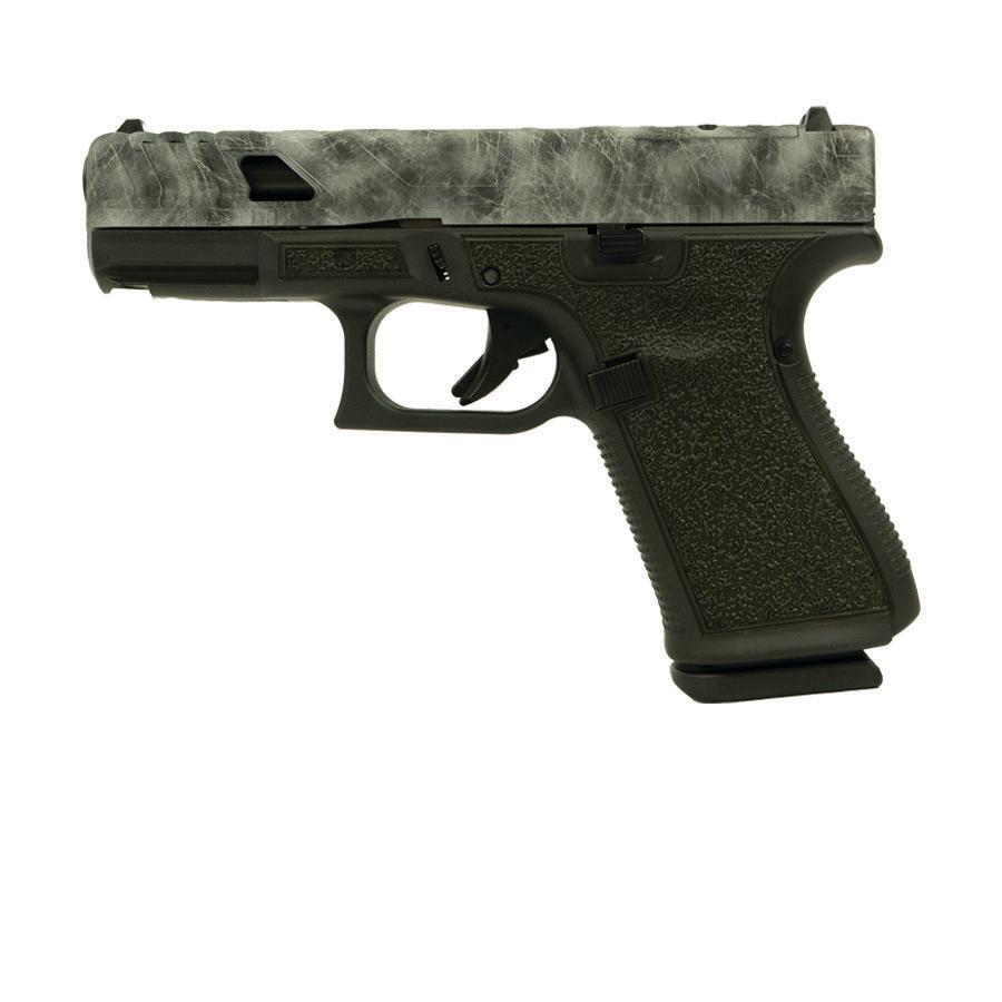 Glock V-Series Model 19 Marble Cerakote Handgun 9mm Luger 15rd Magazines (3) 4.02" Barrel LSR Stipple USA Made