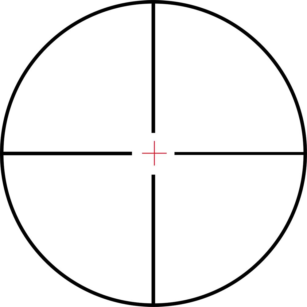 KonusPro Rifle Scope - 3-9x50mm Dual illum 30/30 Engraved Reticle Matte Black