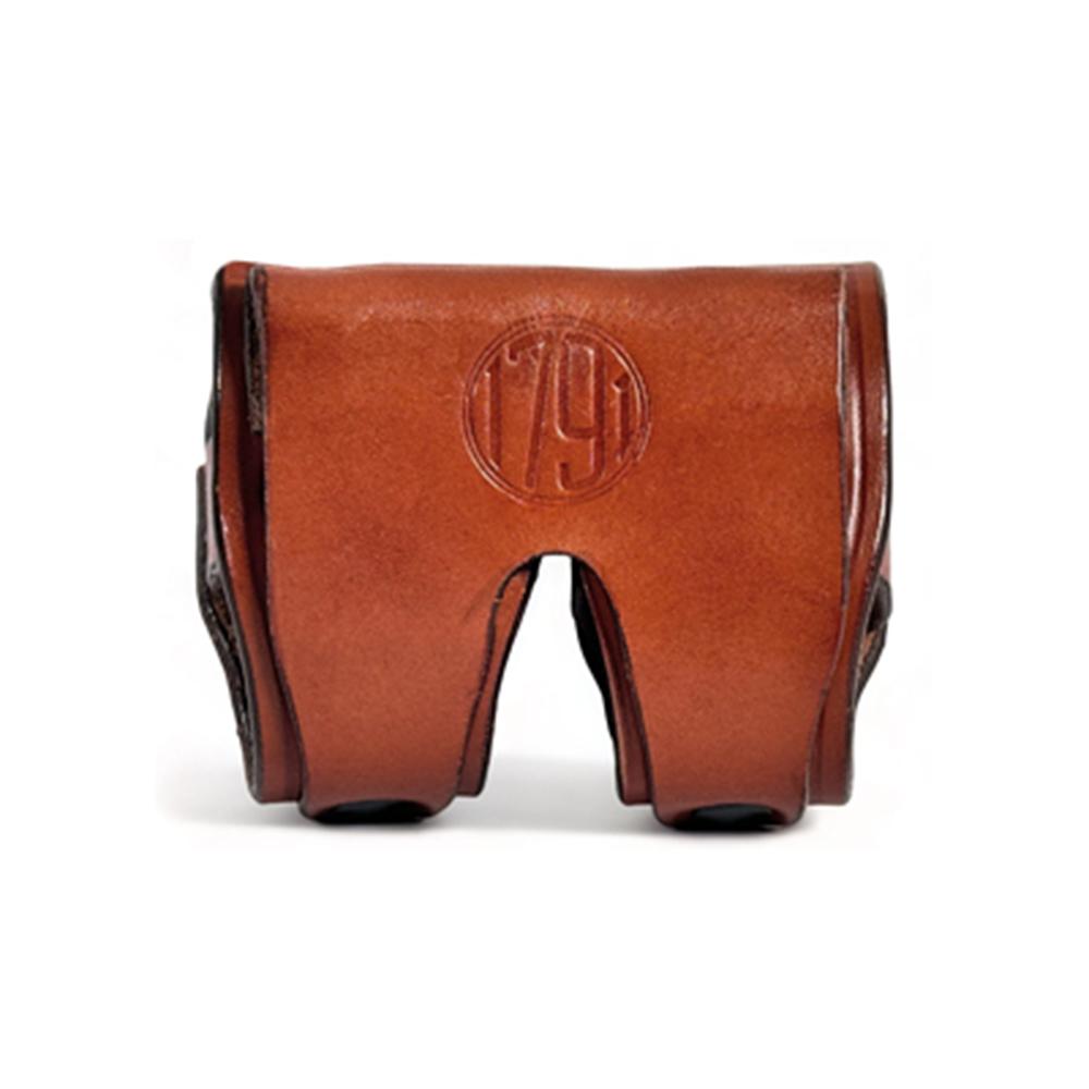 2nd Amendment 1791 LLC 1791 Revolver Speed Loader Double Carrier 5 & 6 Shots Classic Brown