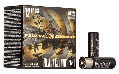 Federal Black Cloud FS Steel Shotshells 12 ga 3" 1-1/4oz #4 1450 fps 25/ct