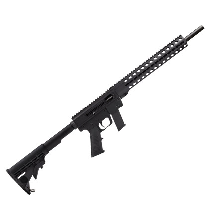 Just Right Carbine Takedown Gen3 Rifle 9mm Luger 17rd Glock Magazine 17" Threaded Barrel Adjustable Stock