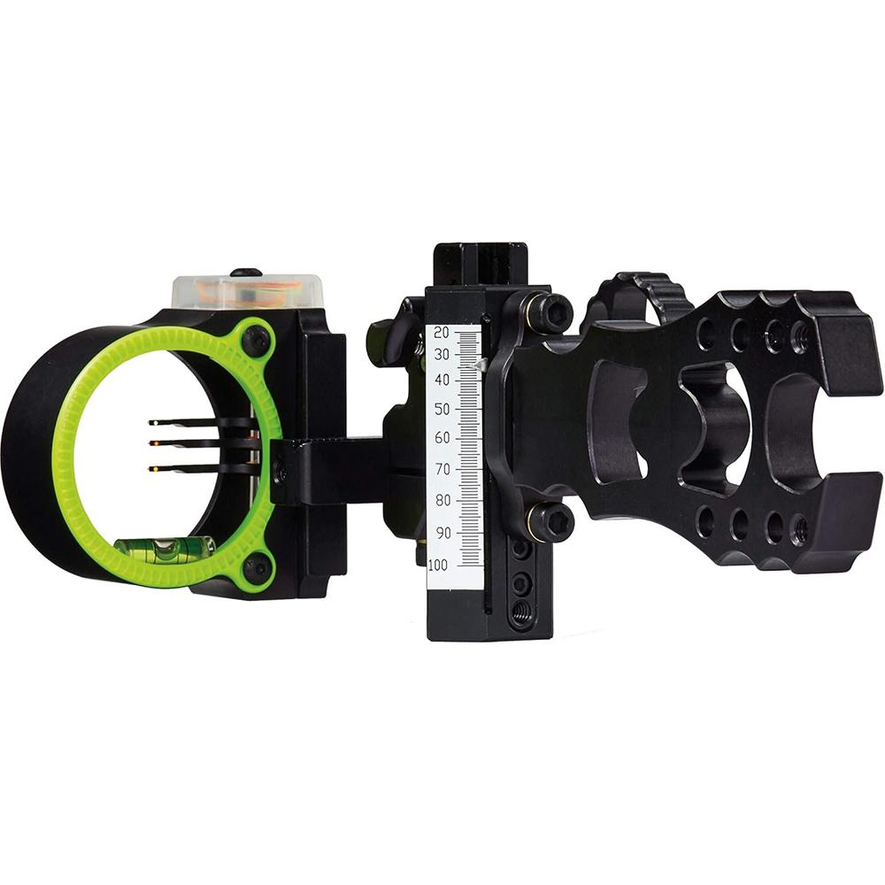 Pure Archery Group Black Gold Ascent Verdict 4" Dovetail 3 Pin HD Head Scope .019 RH