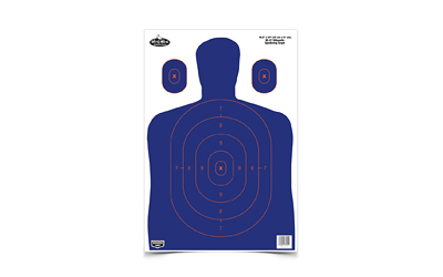 Birchwood Casey Dirty Bird BC-27 Silhouette Target 16.5"x24" Blue/Orange 3/ct