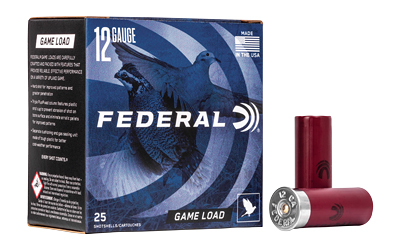 FEDERAL GAME-SHOK GAME LOAD SS 12GA 2-3/4" 3-1/4DE 1OZ 6 AMMO 25RD