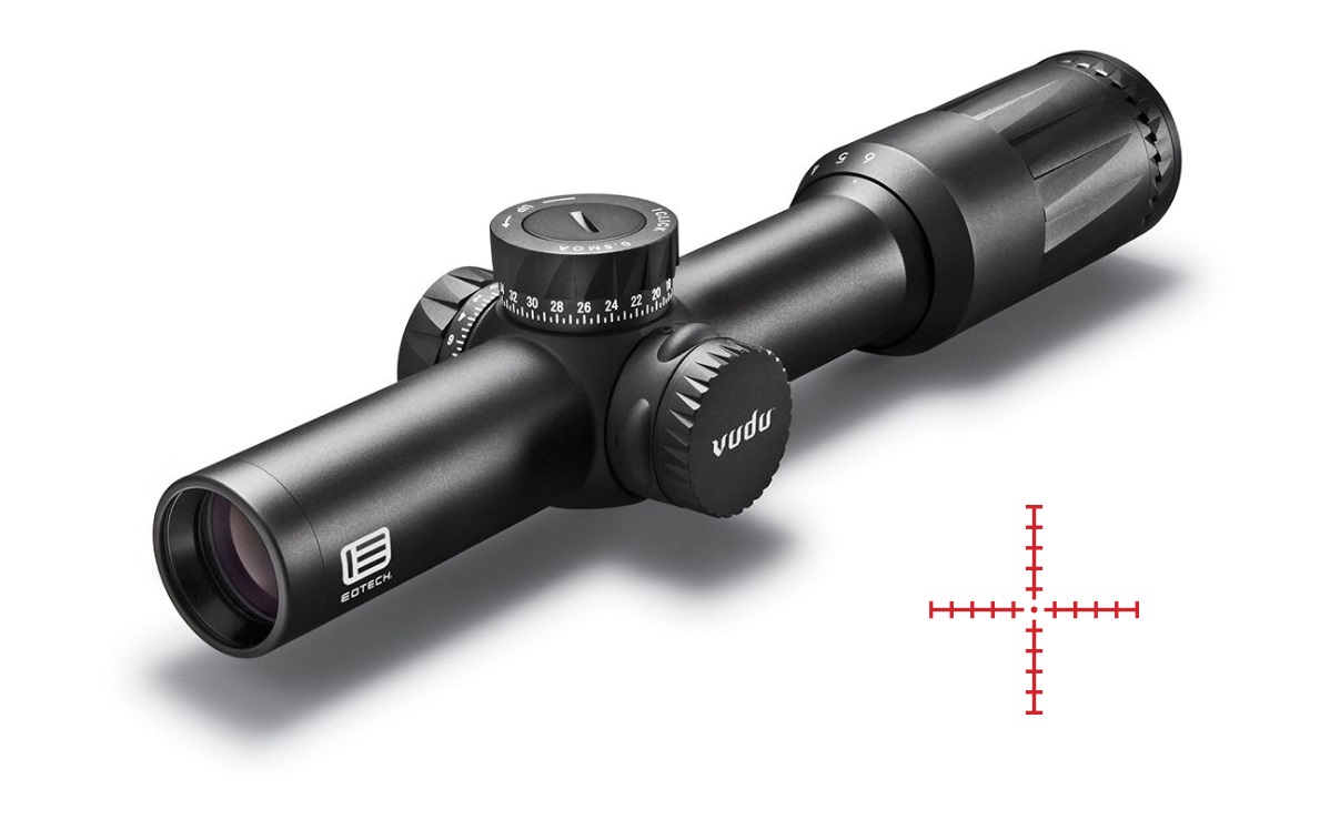 EOTech Vudu Precision Rifle Scope 1-6x24mm 30mm FFP SR1 Illum. Black