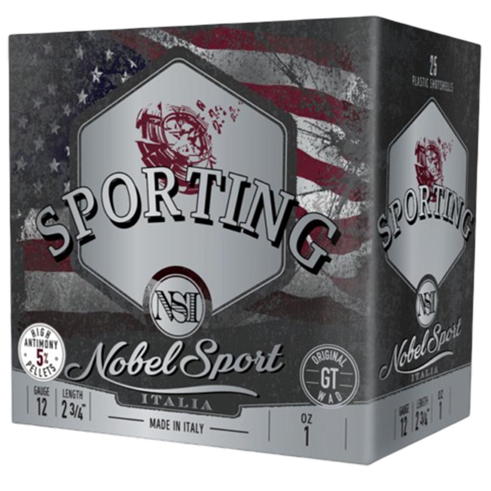 Eurosports LLC Nobel Sport Due Sporting Shotshells 12 ga 2-3/4 1 oz 1315 fps #7.5 25/ct