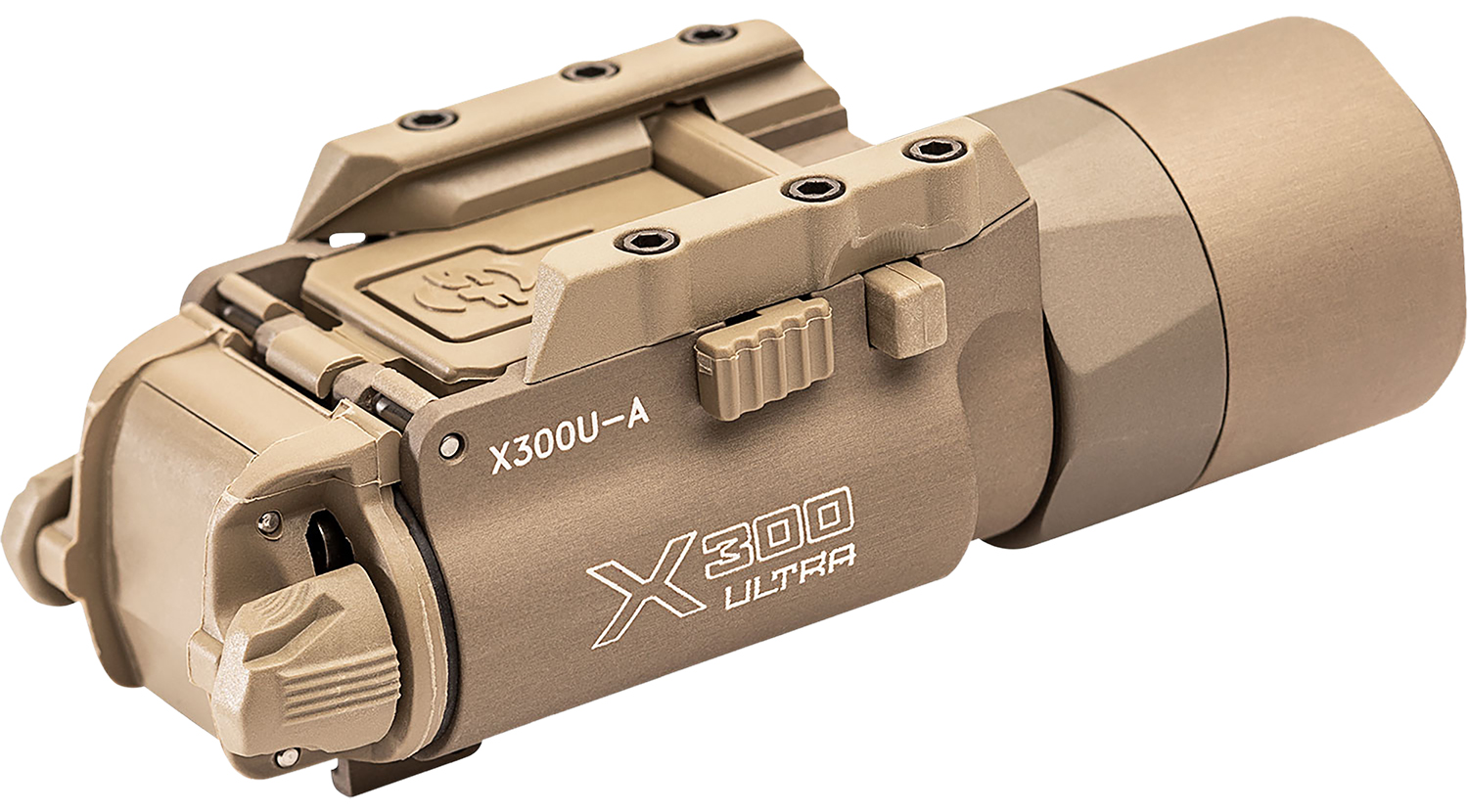Surefire X300U-A Ultra-High-Output LED Handgun Weapon Light 1000 Lumens Tan