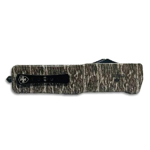 Templar Knife Premium Large Zinc Weighted Knife 3-1/2" D2 Dagger Blade Mossy Oak Bottomland