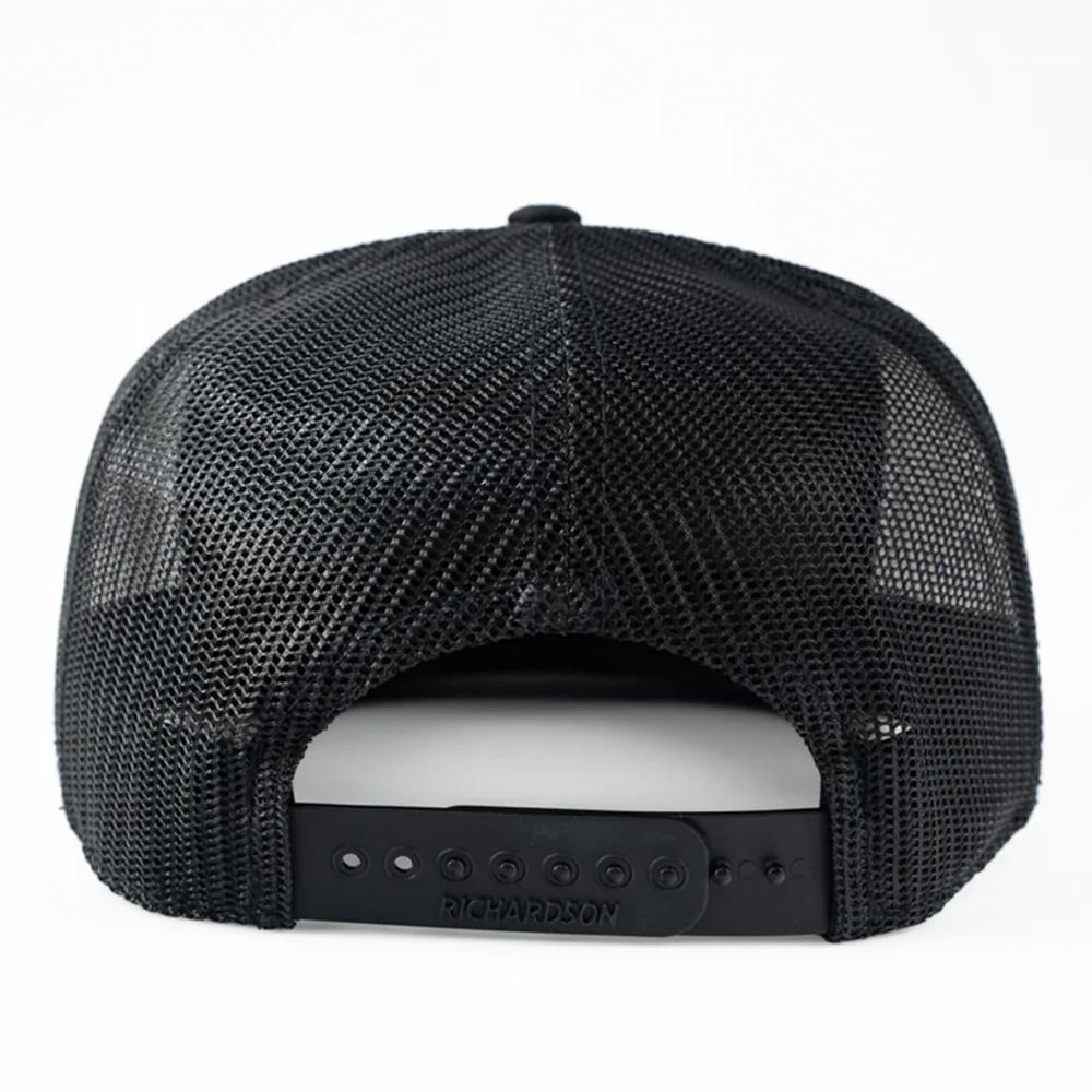 Nine Line American 7-Panel Richardson Trucker Hat Black