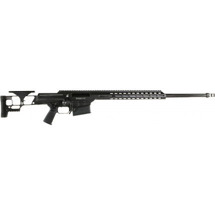 Barrett SMR MRAD Fixed Stock Rifle .338 Lapua Magnum 10rd Magazine(1) 26'' Fluted Barrel Black Finish