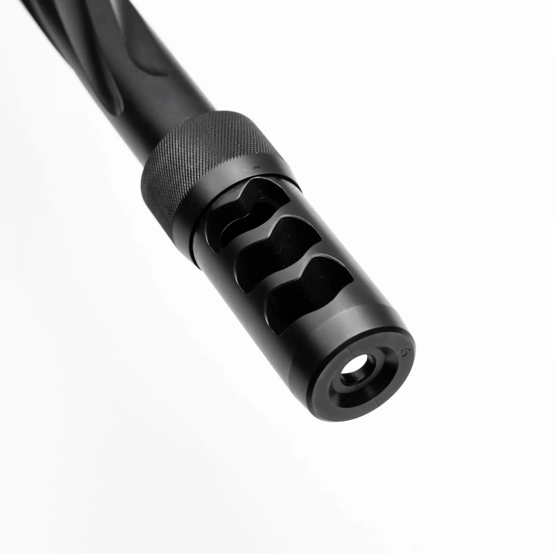 Area 419 Hellfire Self Timing Muzzle Brake 7mm/30cal Black Nitride 5/8-24
