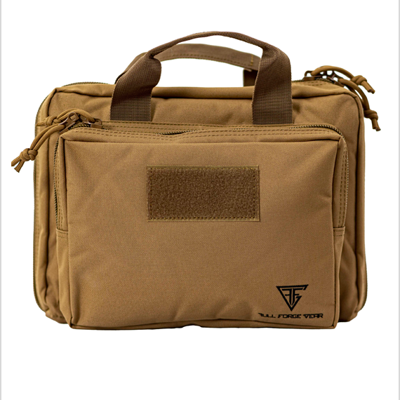 MKS SUPPLY LLC Full Forge Gear CAT-2 Double Pistol Case Tan