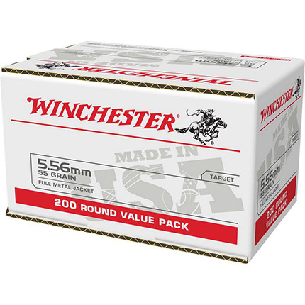 WINCHESTER LC USA 5.56 M193 55GR FMJ 200RD BOX 800RD CASE