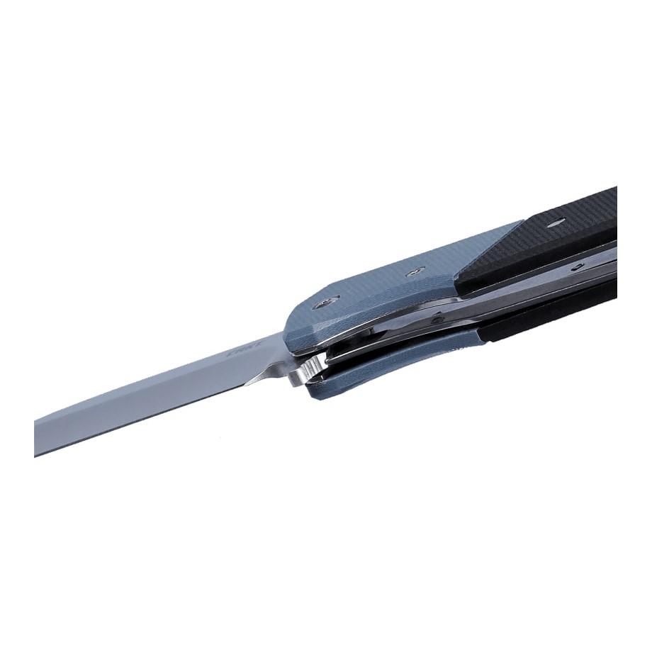 CRKT Ignitor Assisted Folding Knife 3-1/2" Drop Point Blade Black and Blue