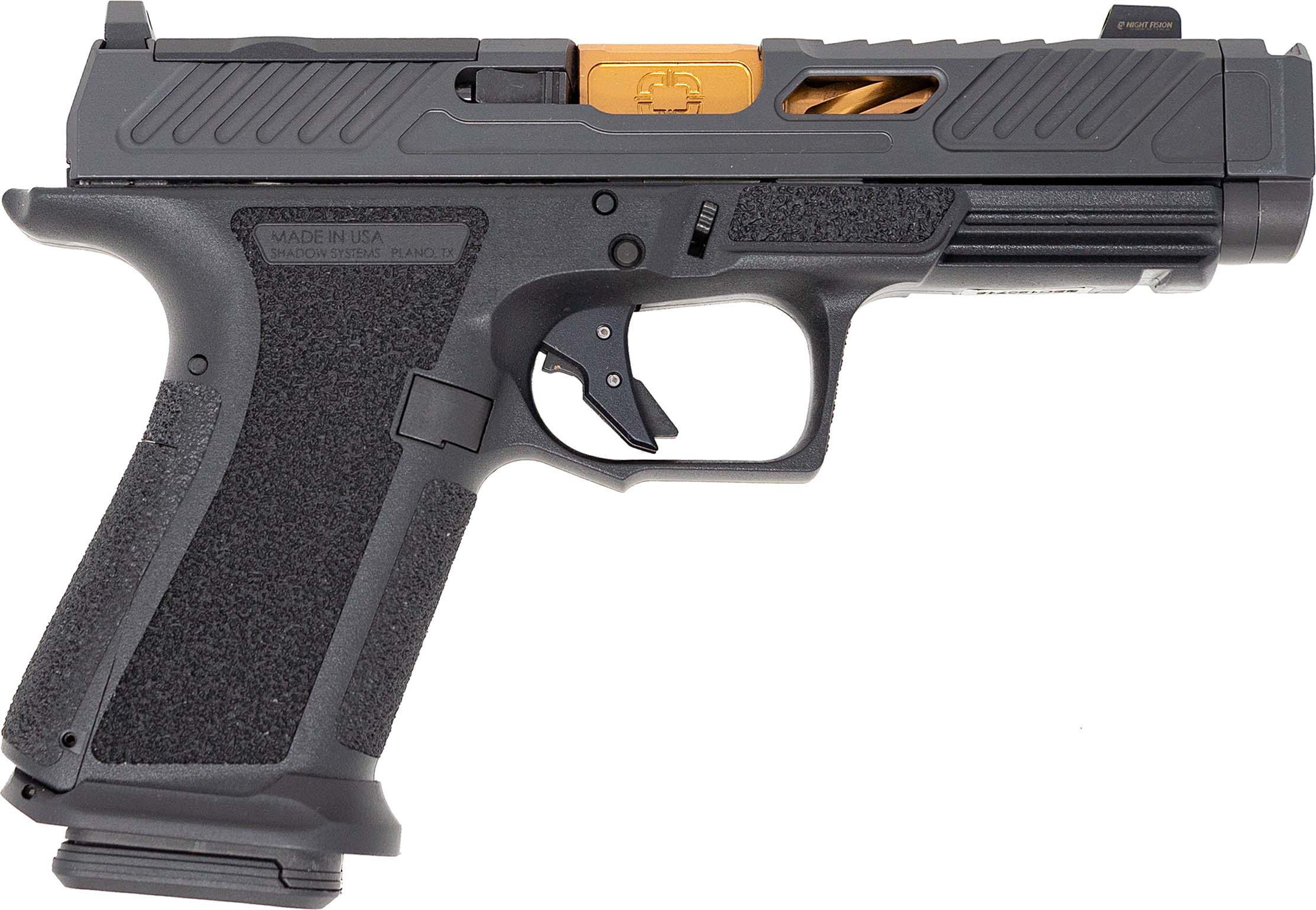 Shadow Systems MR920P Elite Handgun 9mm Luger 15rd Magazines (2) 4.25" Bronze Barrel Black