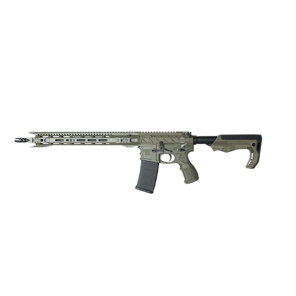 Fostech Stealth Raptor Rifle 5..56mm 30rd Magazine(1) 16" Barrel Mach-1 Rail OD Green