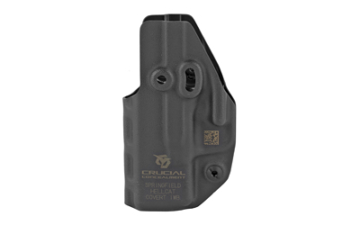BP Tactical DBA Crucial Holster Crucial Concealment Covert IWB Holster for Springfield Hellcat Black Ambi