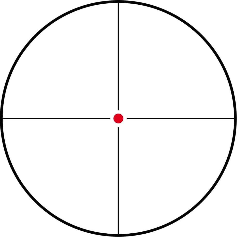 KonusPro Plus 6-24x50mm Rifle Scope Engraved Blue/Red Illum Fine Crosshair Reticle Matte Black