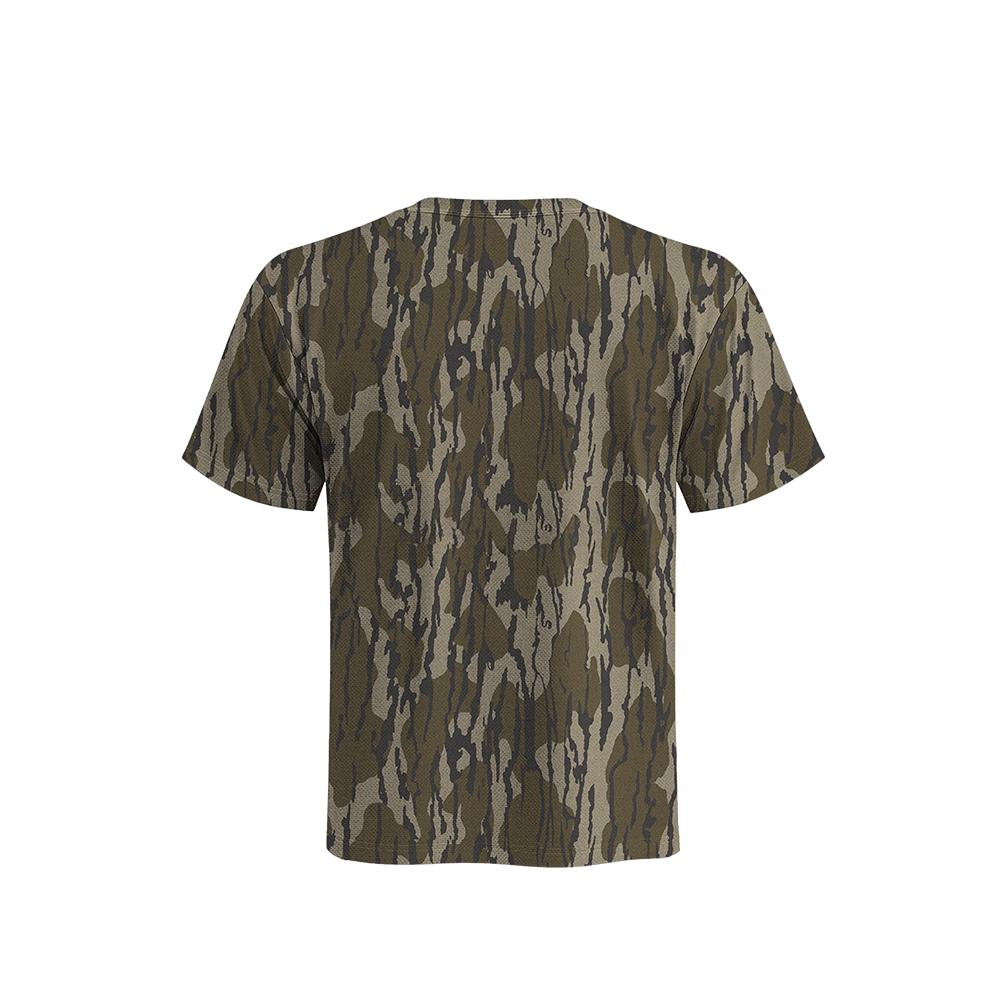 Gsm Muddy DV8 Ambush Lightweight Short Sleeve Shirt Mossy Oak Bottomland 3XL