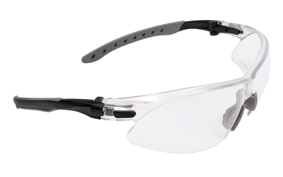 Allen ULTRX Keen Safety Glasses Black with Clear Lenses